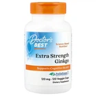 Натуральная добавка Doctor's Best Extra Strength Ginkgo 120 мг Капсулы