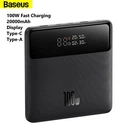 Повербанк Baseus Blade 20000mAh (100W, для ноутбука, Type-C, Type-A, Quick Charge 3.0, LED-дисплей, быстрая зарядка) - Черный
