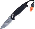 Туристический нож Ganzo G7412 Black (G7412-BK-WS) - изображение 1