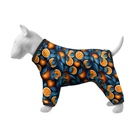 Вітровка для собак WAUDOG Clothes, малюнок "Апельсини", M45, 55-60 см, З 37-40 см