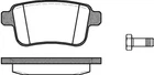 Колодка гальм. диск. RENAULT KANGOO задн. (вир-во REMSA) Remsa (135200)