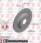 Диск тормозной ZIMMERMANN 370.3056.20 Zimmermann (370305620)