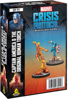 Zestaw figurek Atomic Mass Games Marvel Crisis Protocol Captain America & the Original Human Torch 2 szt (841333112509)