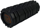 Массажный ролик-валик для МФР и йоги EasyFit Solid Roller v.1.1s 33 см роллер-массажер для спины, ног, рук и шеи EF-2050-BK Черный (56002951)