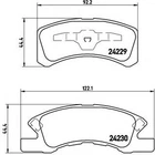 Гальмівні колодки дискові Brembo (P16011)