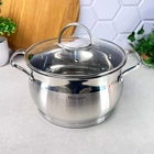 Кастрюля с крышкой 6.8 л с многослойным дном Ringel