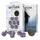 Zestaw kości Q-Workshop The Witcher Dice Kit Yennefer Czarny Bez i Agrest 7 elementów Lawendowe (5907699496051)