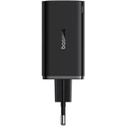 Блок живлення Baseus GaN6 Pro Fast 2C+2U 65W Cable Type-C to Type-C 100W(20V/5A) 1m Black для iPhone iPad Samsung Lenovo Xiaomi Macbook