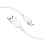 Кабель Hoco Micro USB Energy silicone charging data cable X109 |1m, 2.4A| белый