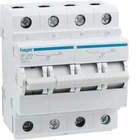 Переключатель ввода резерва Hager SF263 250В/63A 1+N 4 м