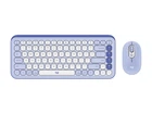 Комплект (клавиатура, мышь) беспроводной Logitech Pop Icon Combo Lilac (920-013078)
