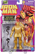 Figurka z akcesoriami Hasbro Marvel Iron Man Model 01 15 cm Złota (5010996206657)