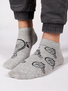 Skarpety damskie krótkie YOCLUB Funny Cotton Socks 39-42 Szare (5904921661898)