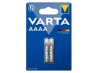 Батарейка щелочная VARTA LR61 AAAA Alkaline для электронных устройств в блистере 2 шт