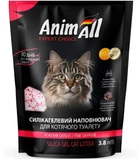Наповнювач AnimAll Рожева пелюстка силікагелевийдля котів 3,8 л