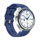 Умные часы NO.1 DT WATCH X с режимом мультиспорта и возможностью подключить наушники 1.43" 390 мАч Bluetooth 5.3 Silver-Blue