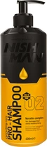 Шампунь для волос Pro-Hair без парабенов и солей Nishman, 400 мл