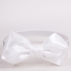 Opaska na głowę dziecięca dla dziewczynki Yo Club Girl's Headband With Bow 38-44 Biała (5904921668736)