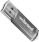 Флеш пам'ять USB Wibrand Cougar 16GB USB 2.0 Silver (WI2.0/CU16P1S)