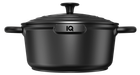 Каструля IQ Be Simple алюмінієва 28 см (6.4 л) з кришкою (IQ-2049-28) (IQ-2049-28)