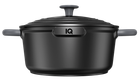 Каструля IQ Be Creative алюмінієва 20 см (2.4 л) з кришкою (IQ-2047-20) (IQ-2047-20)