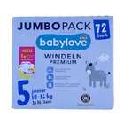 Подгузники Babylove Premium Jumbo Pack 5 Junior (10-16 кг) 72 шт