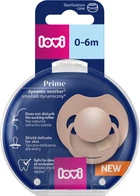 Пустышка силиконовая динамическая Lovi Prime 0-6 месяцев Blush (34/405)