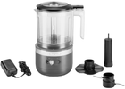 Кухонний мінікомбайн KitchenAid 5KFCB519EDG бездротовий сірий