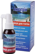 Спрей для горла Грін-віза сольовий Аквагрин 30 мл