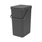 Відро сміттєве Brabantia Sort&Go 16 л сіре (109966)