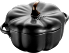 Каструля Staub Mini Cocotte у формі гарбуза Чорна 700 мл (4009839397264) 