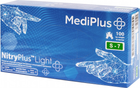 Рукавички нітрилові MediPlus NitryPlus light розмір S-7 Сині 100 шт (6933265560238)