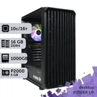 Рабочая станция PowerUp Desktop #444 Core i5 13400F / 16 GB / SSD 1TB / NVIDIA Quadro P2000 5GB для 3D моделирования видеомонтажа рендеринга для инженеров и архитекторов