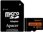 Карта памяти Apacer i MicroSDXC 128GB UHS-I/U3 Class 10 + SD адаптер (AP128GMCSX10U8-R)
