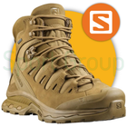 Ботинки тактические Salomon Quest 4D GTX Forces 2 Coyote Brown (Койот) UK 13/EU 48.5