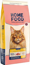 Сухой корм для кошек Home Food Телятина с лососем и вялеными томатами