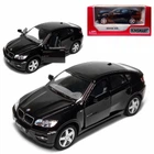 Дитяча металева машинка BMW X6 іграшкова колекційна масштабна залізна авто модель іграшка для дітей БМВ х6 відкриваються двері чорна 12.5 см