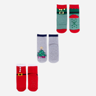 Набір шкарпеток дитячий YOCLUB Children's Christmas Terry 3Pack Socks SKF-X001U-AA0D-0001 17-19 3 пари Multicolour (5907617914292)