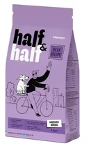Сухой корм Half&Half для взрослых собак средних пород с говядиной