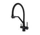 Смеситель для кухни WEZER с подключением к фильтру INX4A-08-BLACK