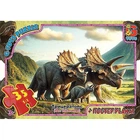 Дитячий пазл "Обережно динозаври" G-Toys UP3051 плакат 35 елементів