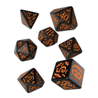 Zestaw kości Q-Workshop Halloween Pumpkin Dice Kit Hellowinowych figlarzy 7 elementów (5907699493951)