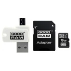 Карта пам'яті GoodRam MicroSDHC 16GB UHS-I Class 10 + SD-adapter + OTG Card reader (M1A4-0160R12)