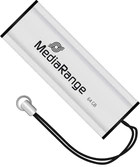 Флеш пам'ять USB MediaRange 64GB USB 3.0 Black/Silver (MR917)