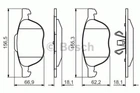 Дискові гальмівні колодки Bosch (0 986 495 215)