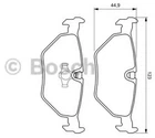 Дискові гальмівні колодки Bosch (0 986 424 667)
