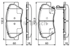 Дискові гальмівні колодки Bosch (0 986 494 691)