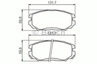Дисковые тормозные колодки Bosch (0 986 494 374)