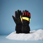 Перчатки горнолыжные мужские теплые MARUTEX (р-р L-XL, Черно-желтый) (A-707_Черно-желтый_L-XL)