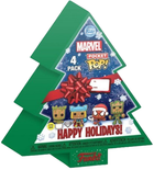 Figurki Funko Pocket Pop Marvel - Christmas Tree Holiday Box 4-pack (0889698655415)